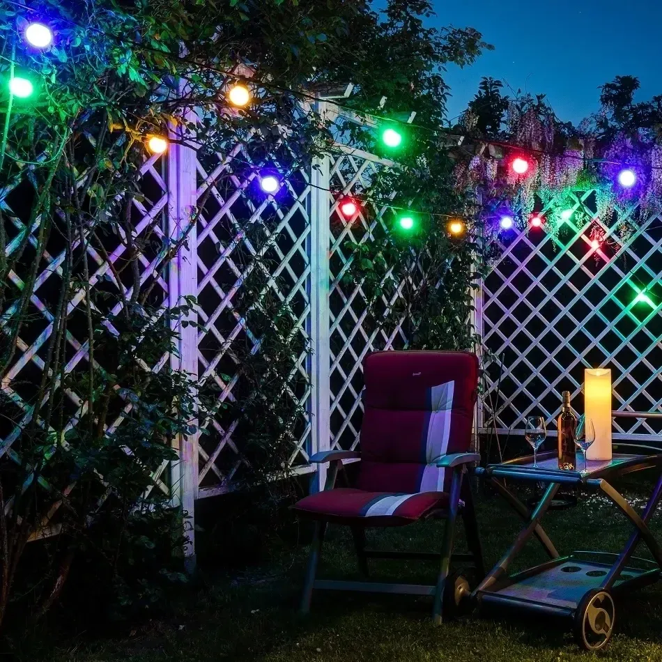 Party osvětlení 5 m, 10 barevných LED, IP44