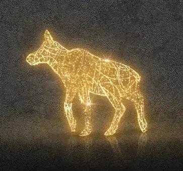 LED světelné losí mládě 210 x 240 x 55 cm, 36V, 30,2W, 35kg, 3 díly, WS2B (kopie)