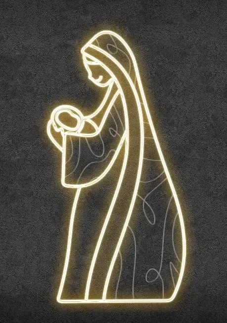 LED světelná Marie , 200x110cm, teple bílá, 230V, 43,9W, 5kg, 4 díly