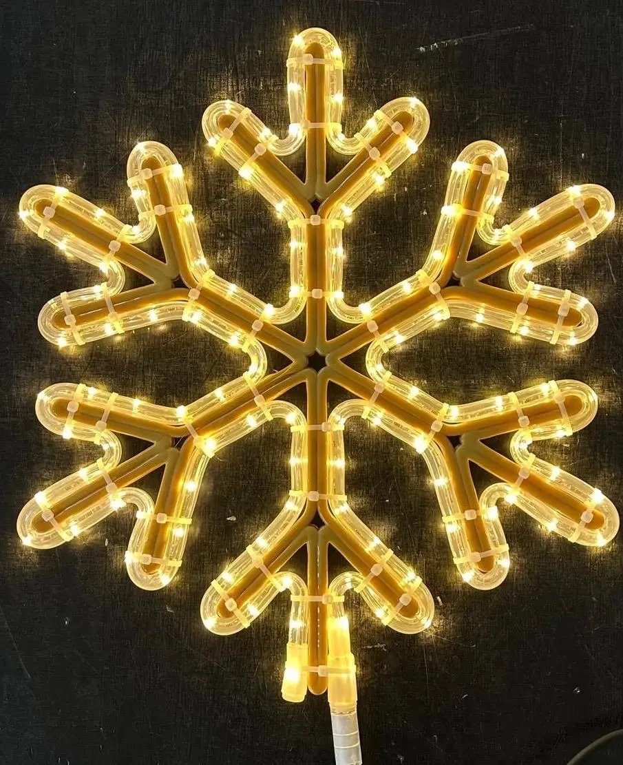 LED světelná vločka, prům