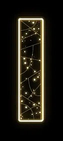 LED světelné písmeno I, v