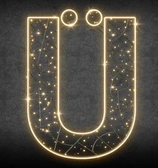 LED světelné Ü, v