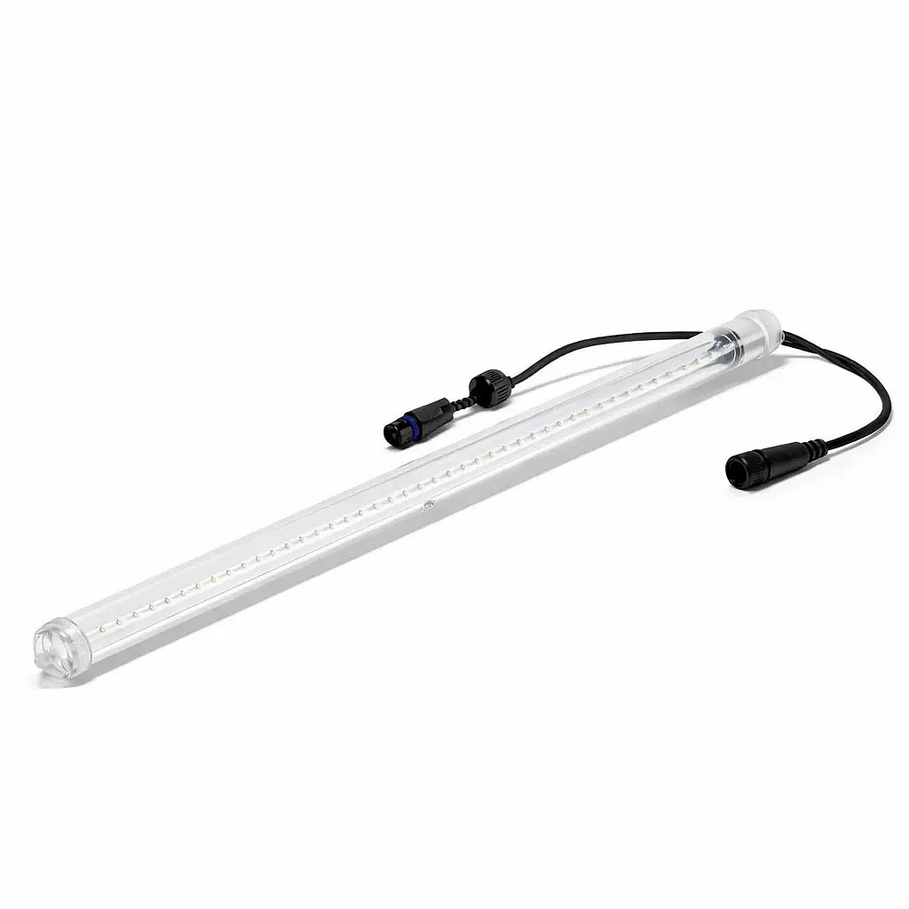 Easy Fix LED padající sníh 100 cm, ledově bílá, 200 diod, černý kabel IP67, prodlužovací