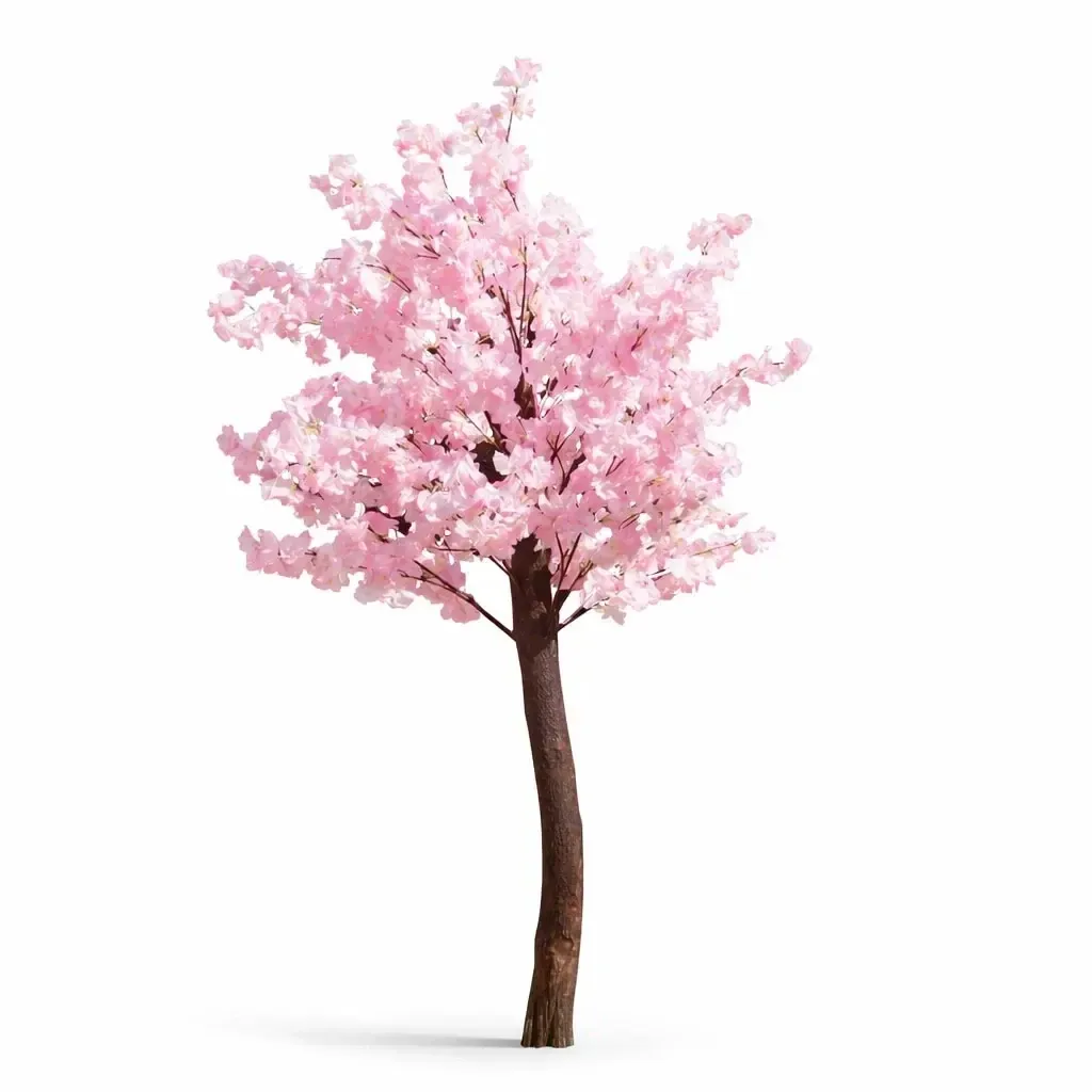 3D umělý strom Sakura 150 × 100 cm, růžová