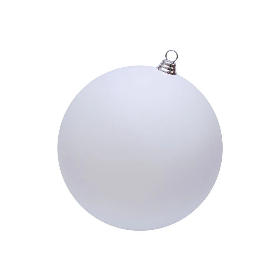Télécharger Ornement de Noël - boule en plastique 1 pc, d.30 cm, blanc, mat, intérieur