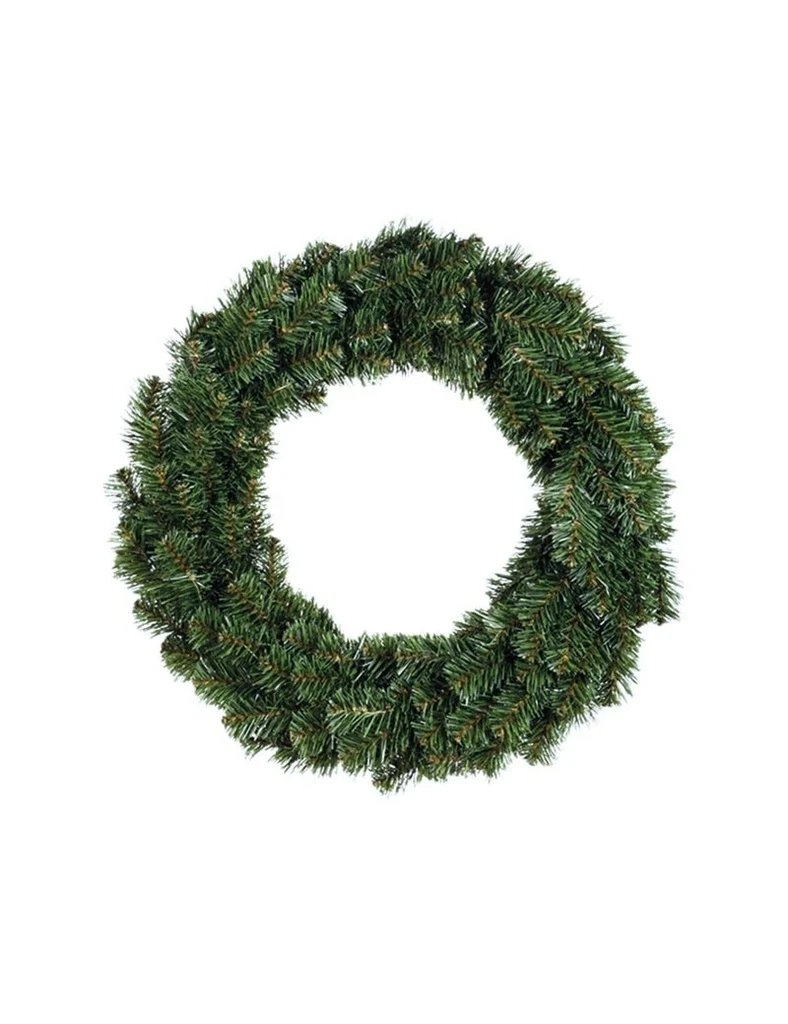 Couronne verte, diamètre extérieur 50 cm, diamètre intérieur 25 cm