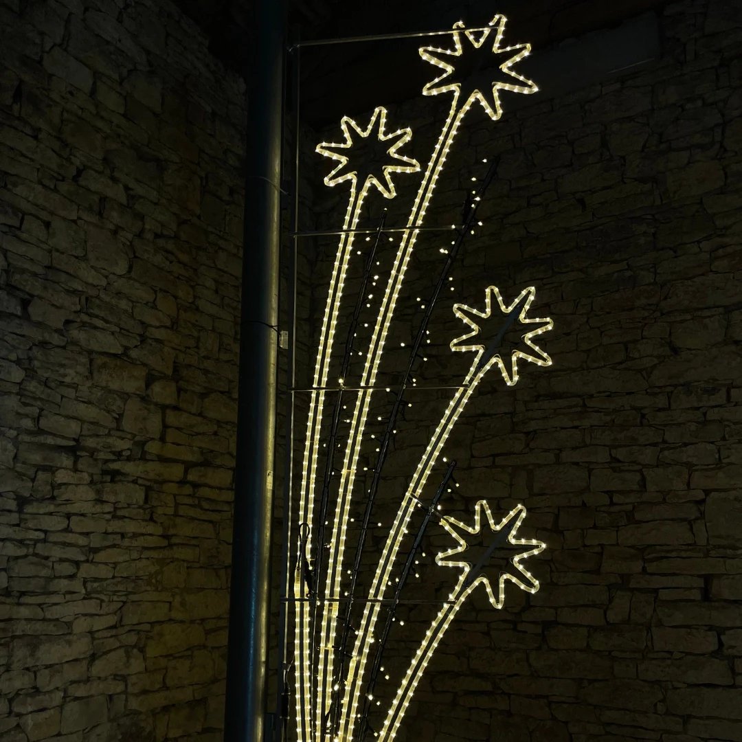 Décor lumineux LED, 85 x 300 cm, blanc chaud, 230V