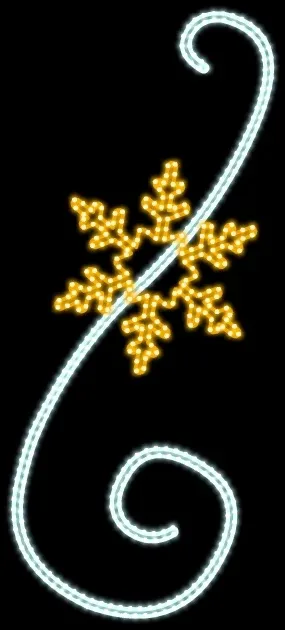 Motif lumineux LED, 200 x 90 cm