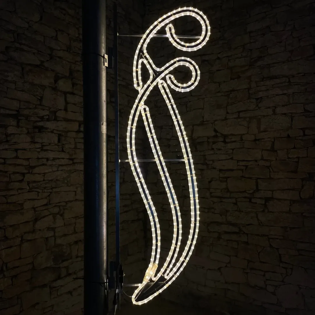 Motif lumineux LED, 180 x 60 cm, blanc chaud