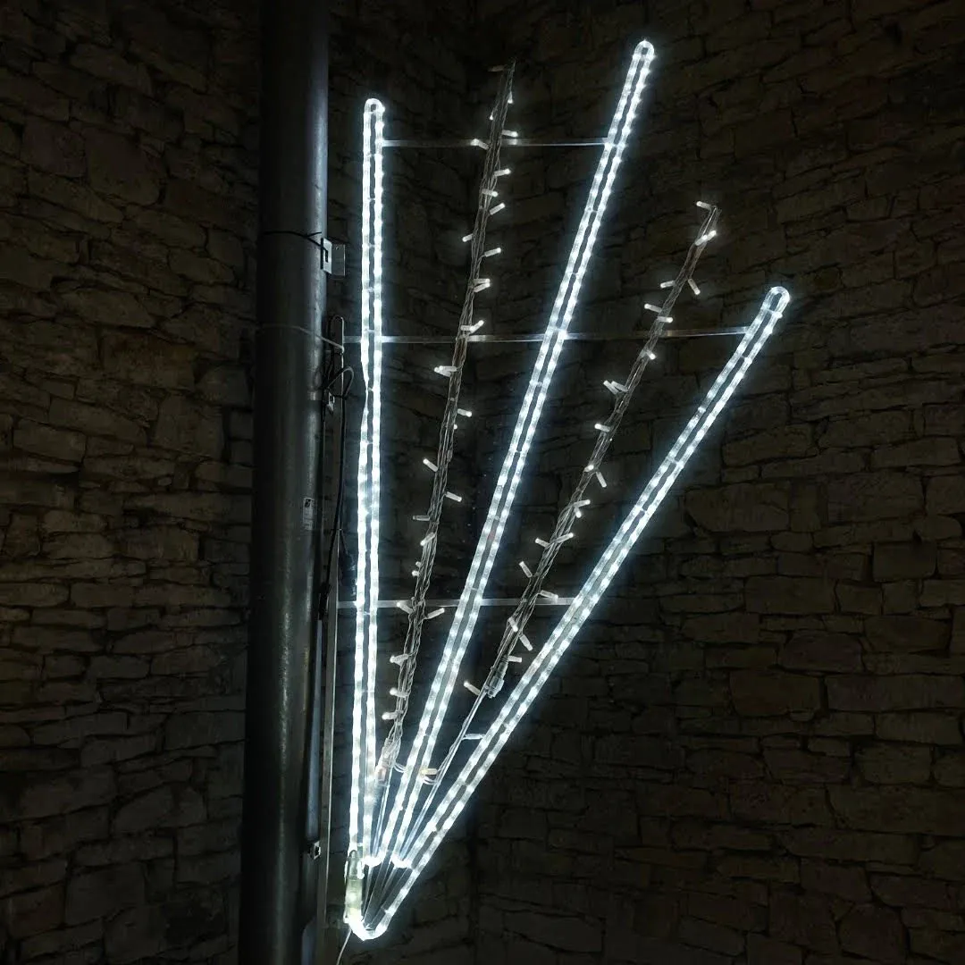 Motif lumineux LED, 220 x 70 cm, LED avec Flash