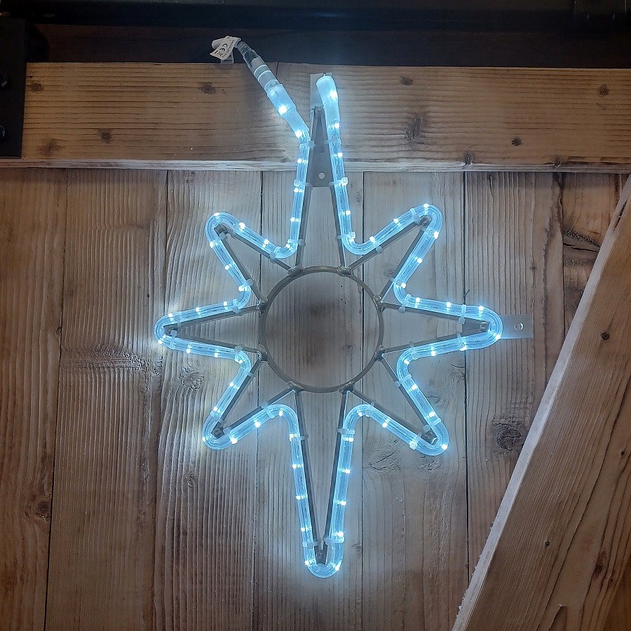 Easy Fix Lumière étoilée 2D LED X., 39 × 51 cm, blanc glacé, suspension, aluminium