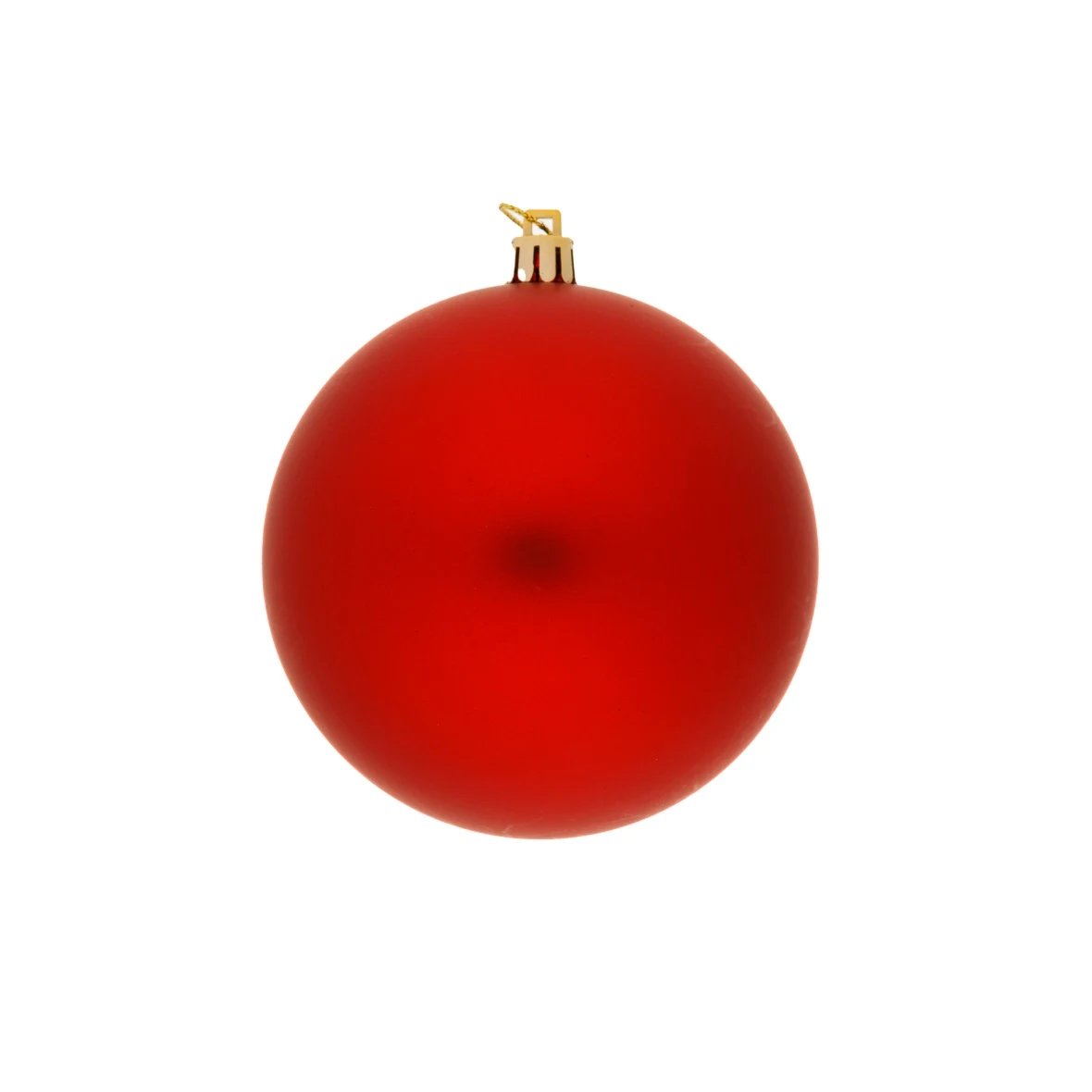 Production - Boule en plastique, d. 10 cm, rouge, 6x mat