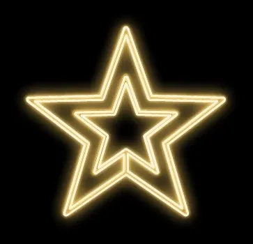 Easy Fix 2D LED star light VII, Ø 80 cm, blanc chaud, suspension, aluminium