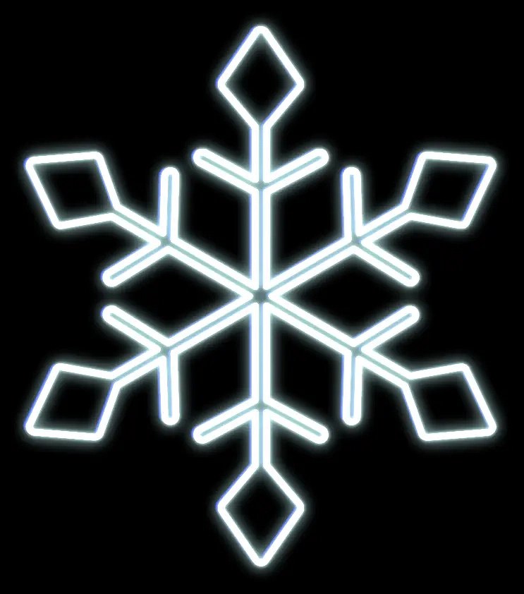Easy Fix 2D LED light flake I., Ø 101 cm, blanc glacé, suspendu, impression 3D