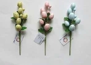 Branche de Pâques téléchargée, 24 x 8 cm - annulée divisée en 3 versions