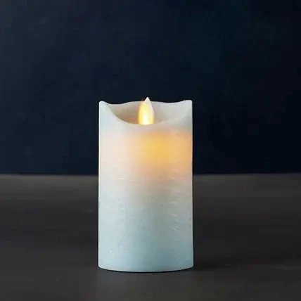 Téléchargé Bougie lumineuse Wax Sara exclusive - 12,5 cm, bleu