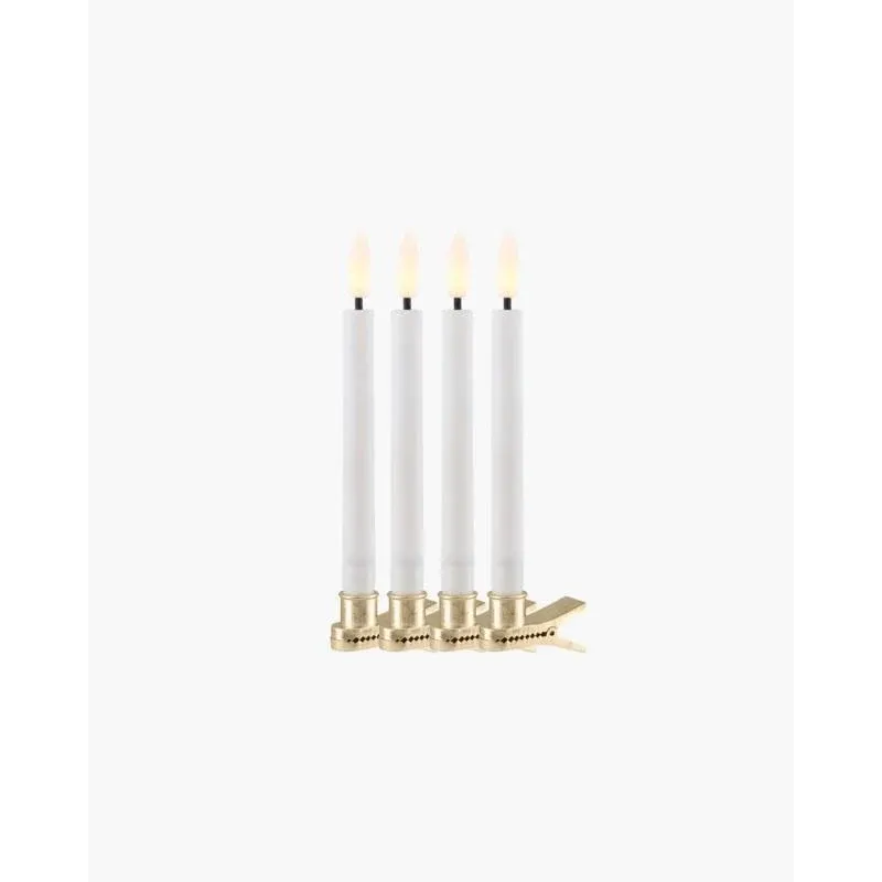 Bougies LED pour couronne de l'Avent Saille, 4 pcs, cire
