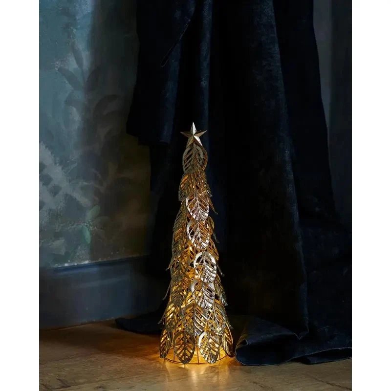 Téléchargé Guirlande lumineuse à LED, or, 43cm