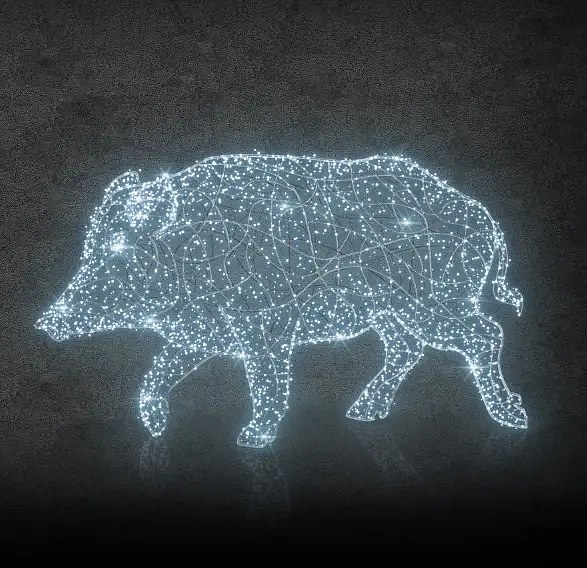 Sélecteur de lumière Eco Fix 3D LED, 90 cm, blanc glacier, aluminium
