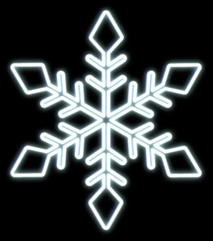Easy Fix 2D LED light flake XI, transparent, 93 × 93 × 3 cm, blanc glacé, suspendu, impression 3D