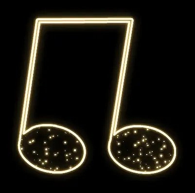 Easy Fix 2D LED light double note IV, tressé, 95 × 100 × 3 cm, blanc chaud, suspendu, impression 3D