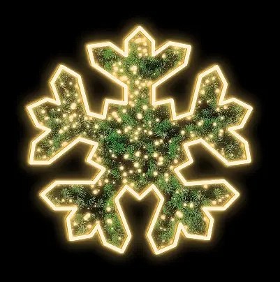Projecteur 2D LED FB-III, suspendu, tapis vert, Ø 150 cm, blanc chaud, fibre de verre