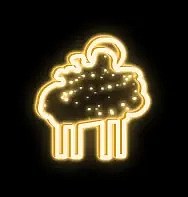 Eco Fix 2D LED motif Père Noël, 50 × 55 cm, blanc chaud, sur pied