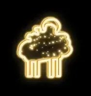 Eco Fix 2D LED motif Père Noël, 50 × 55 cm, blanc chaud, sur pied