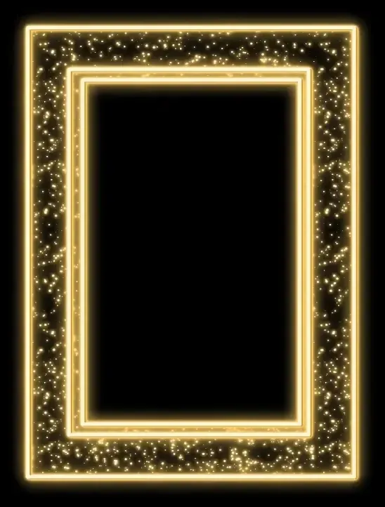 Cadre photo lumineux 2D LED 160 × 220 cm, blanc chaud