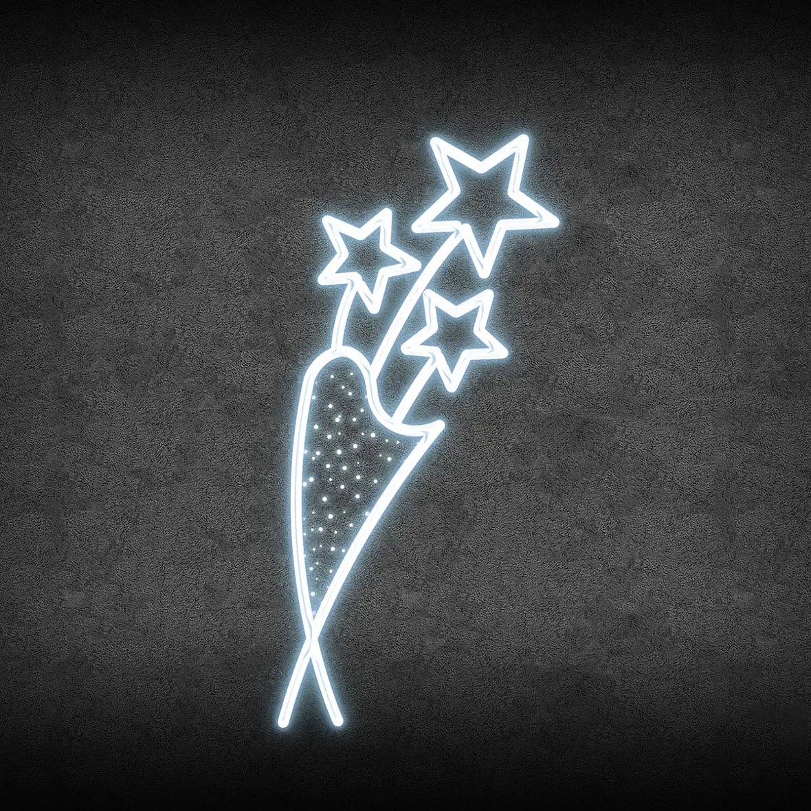 Easy Fix Décor LED 2D pour l'éclairage public 120 × 270 cm, blanc glacé, aluminium