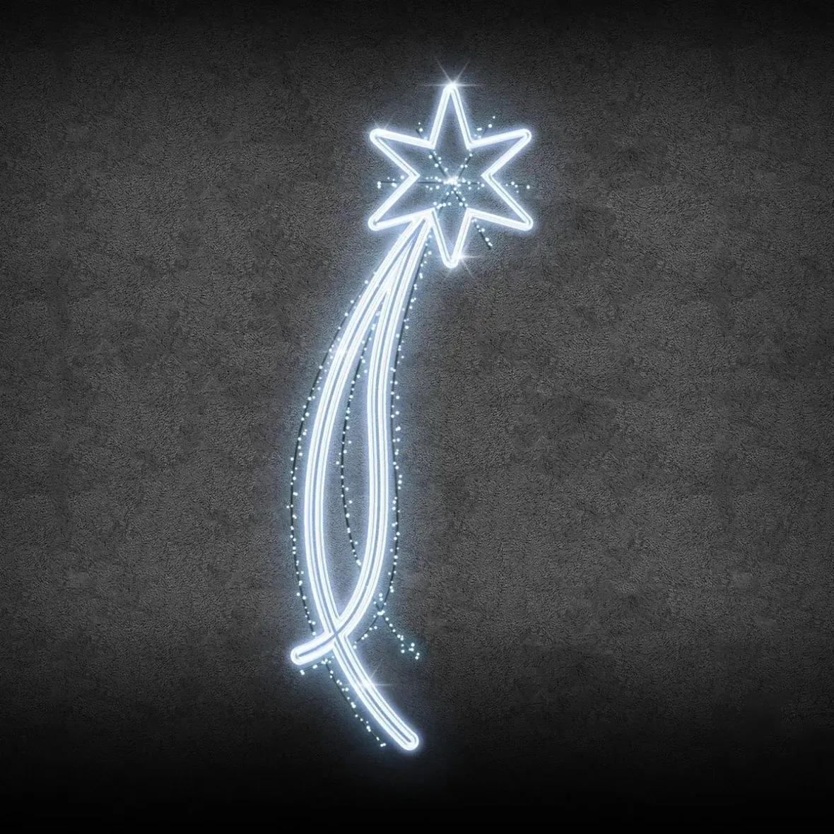 Easy Fix Décor LED 2D pour l'éclairage public 101 × 256 × 2 cm, blanc glacier, aluminium