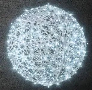 Boule FB, 75 cm de diamètre, blanc glacé, 230 V, 9,2 W, 6 kg, 2 pièces