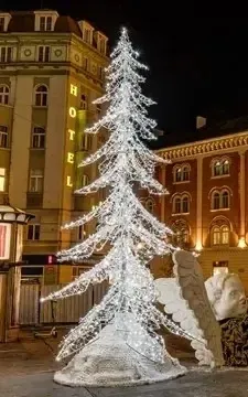 Guirlande lumineuse 2D LED, 700 cm, blanc froid avec Flash, aluminium