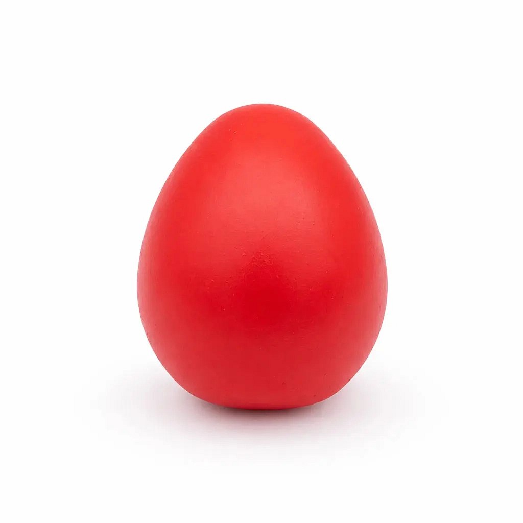 Décoration d'œufs de Pâques, 20 cm, rouge, plastique, extérieur