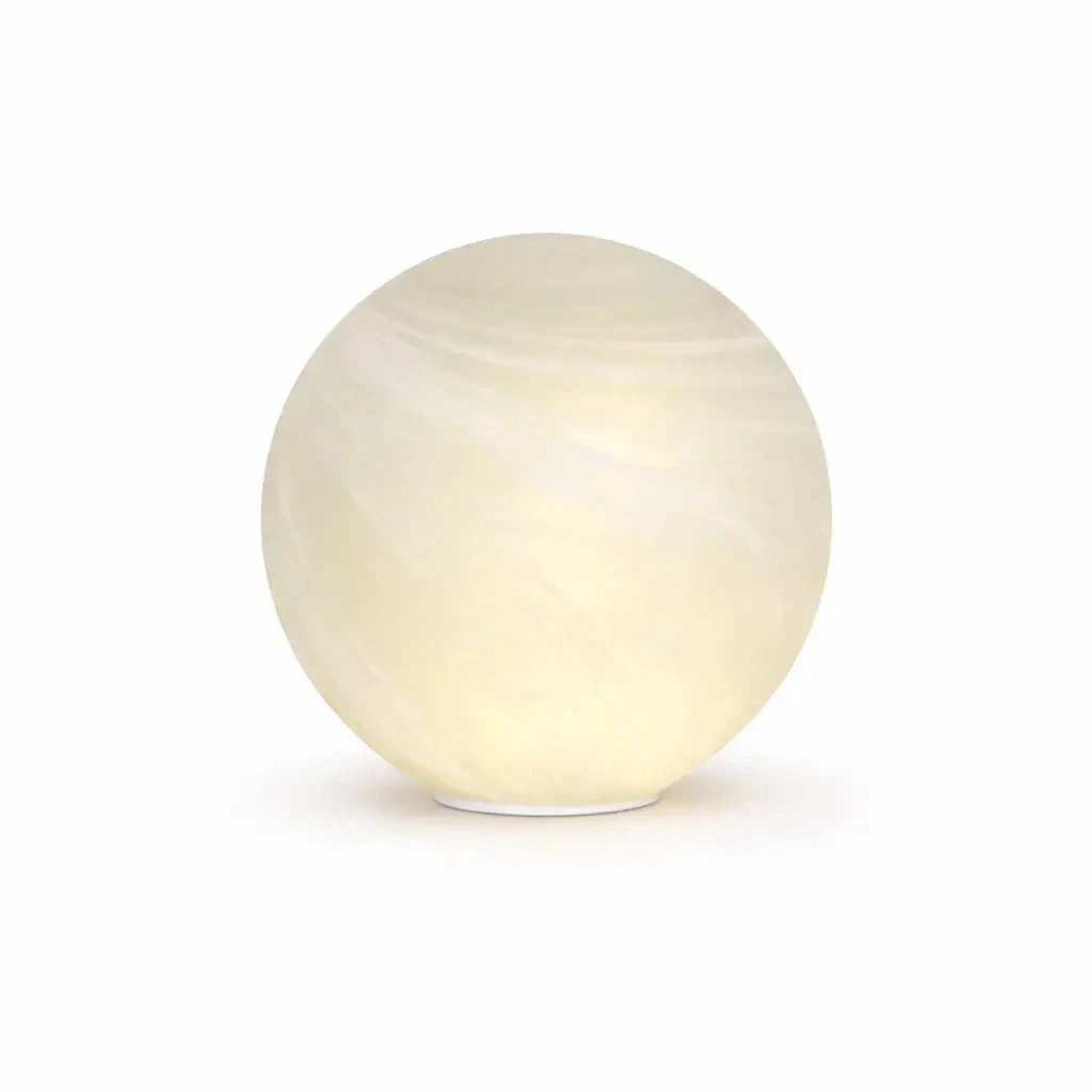 Téléchargé Boule lumineuse 3D LED Odina, blanc, mat, 20 cm, intérieur