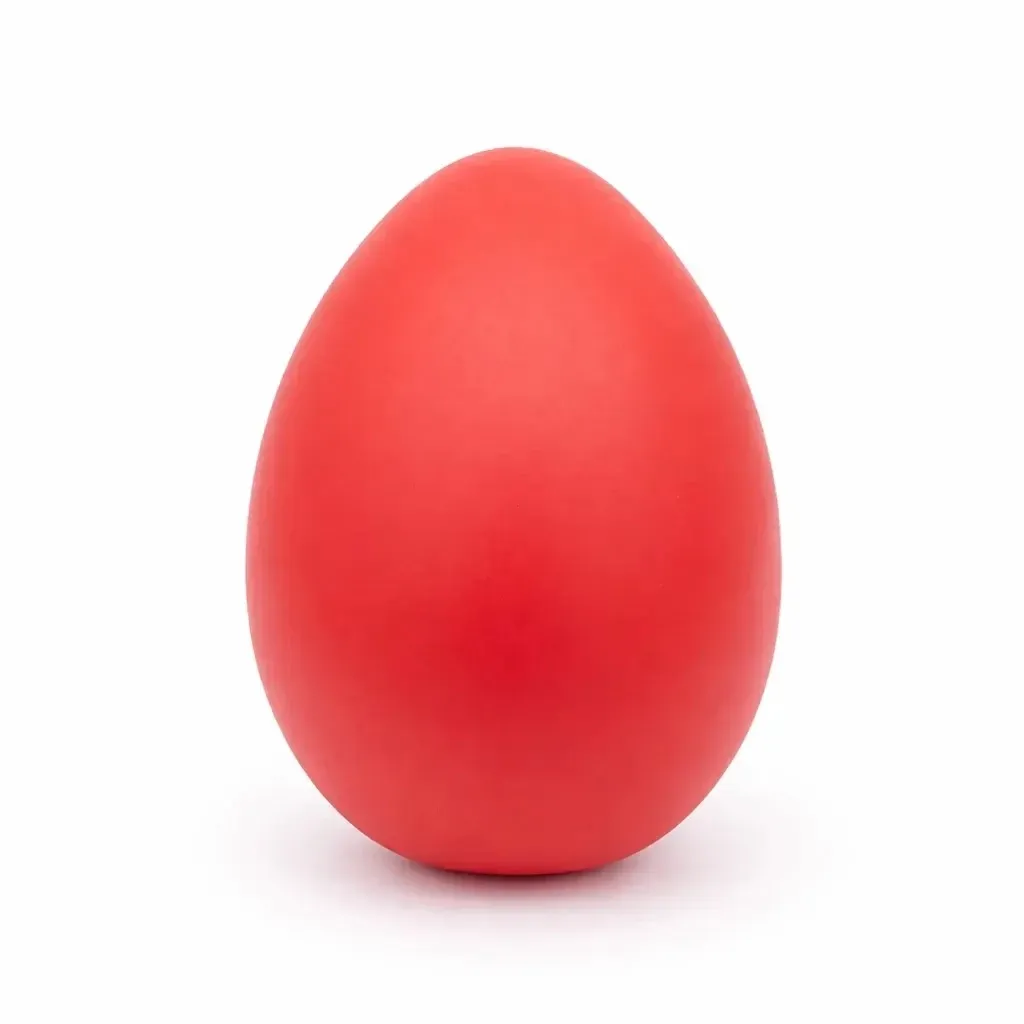 Décoration d'œufs de Pâques, 30 cm, rouge, plastique, extérieur