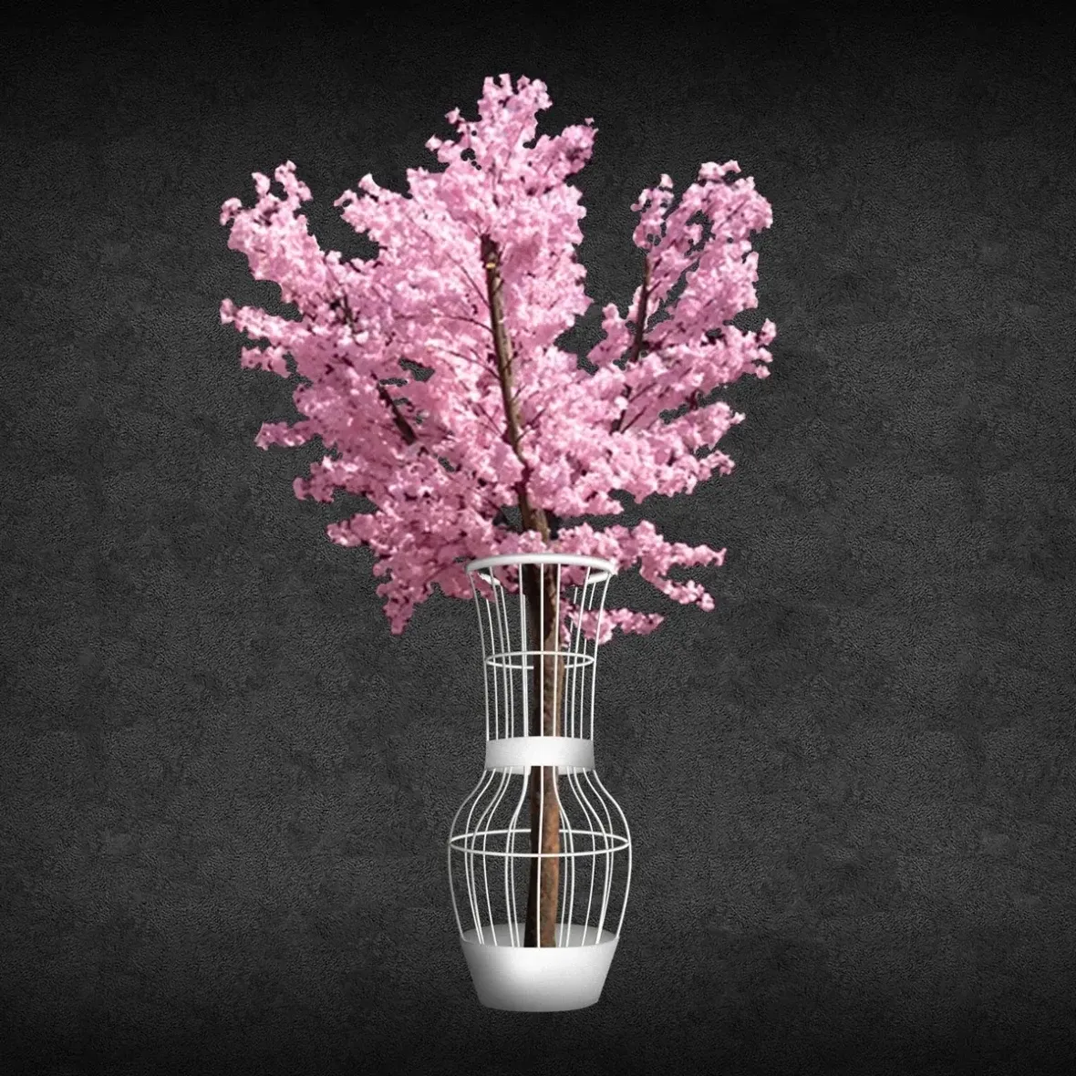 Vase de Pâques en 3D, 175 × 80 cm, non illuminé