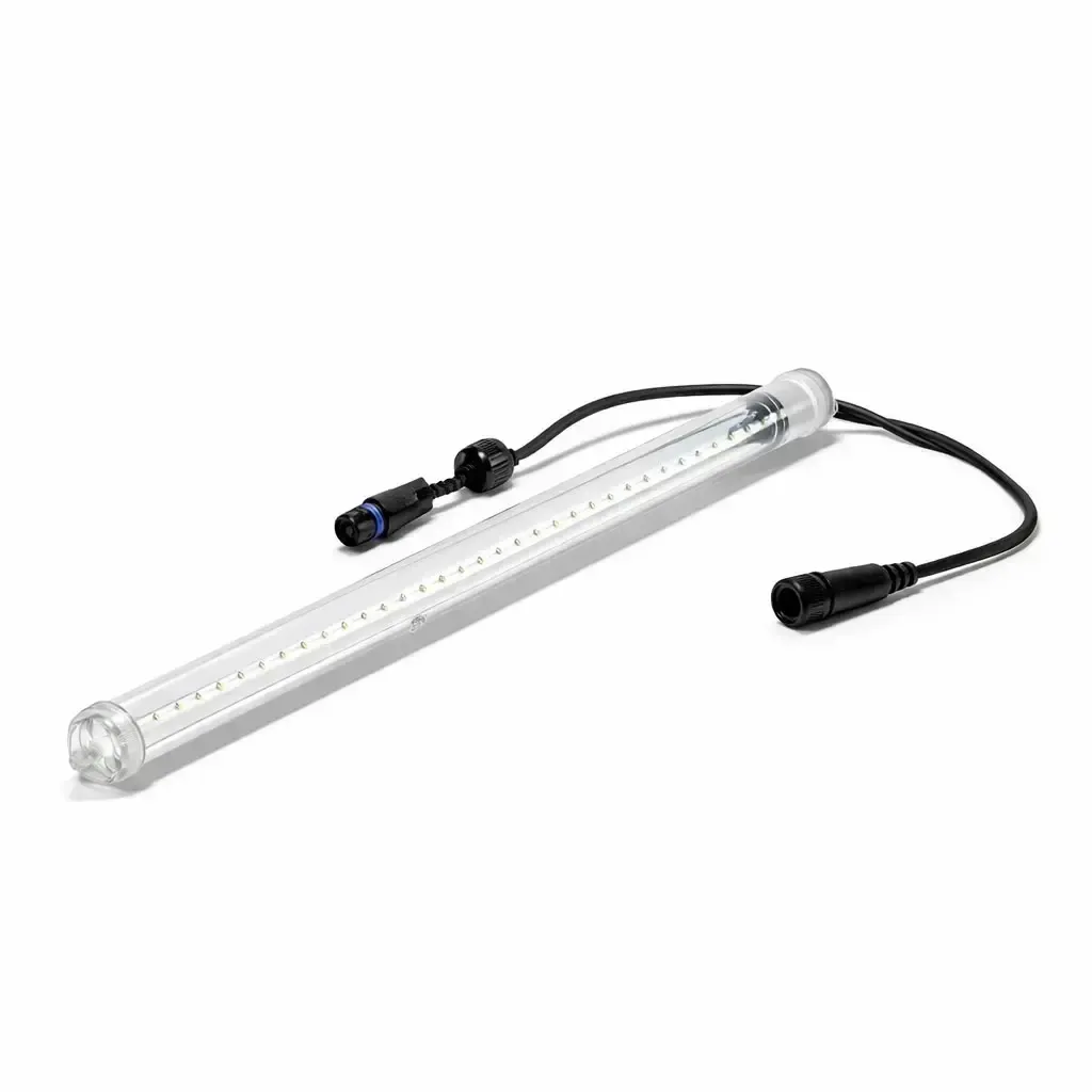 Easy Fix LED neige tombante 50 cm, blanc glacé, 60 LED, câble noir IP67, rallonge