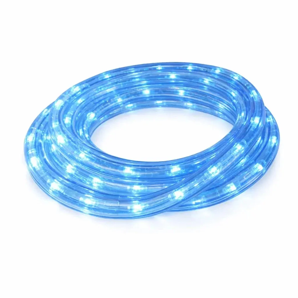 Guirlande LED Easy Fix d'extérieur, 1 m, bleue, 30 LED, IP44, vendue au mètre
