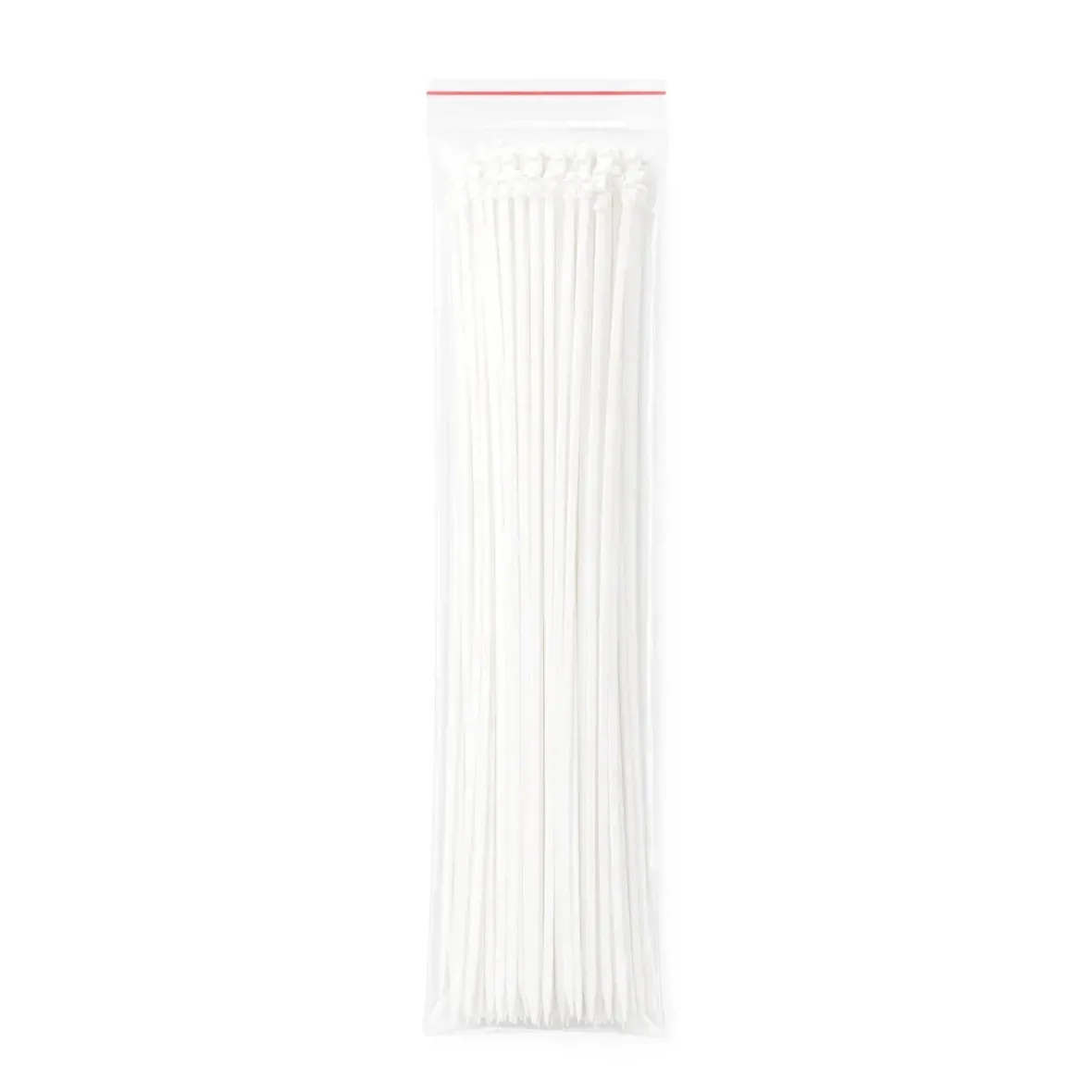 Ruban de cerclage en plastique 4,8 mm de long × 43 cm naturel universel pour l'extérieur, paquet de 100