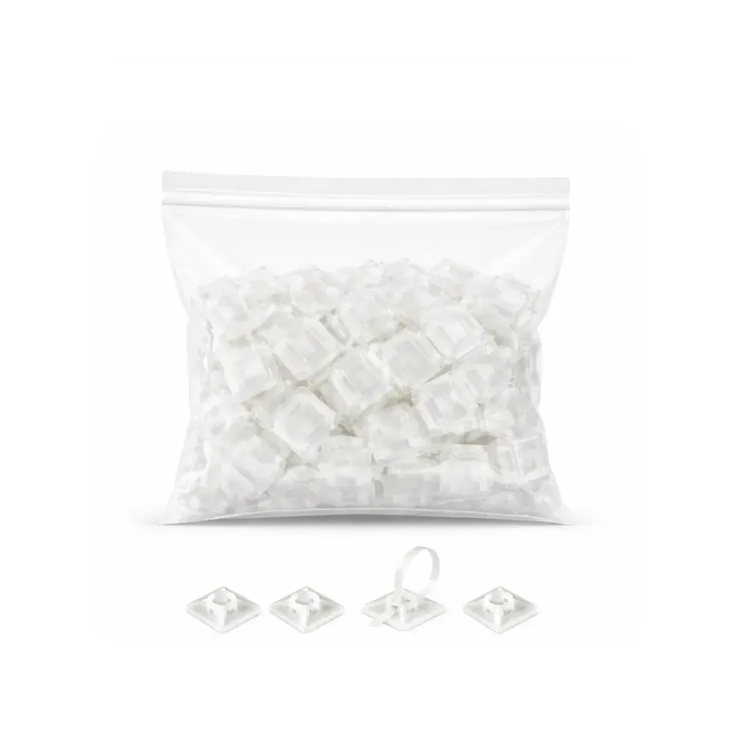 Porte-bande adhésive, avec bande adhésive, naturel, 12 × 12 mm, 100 pcs