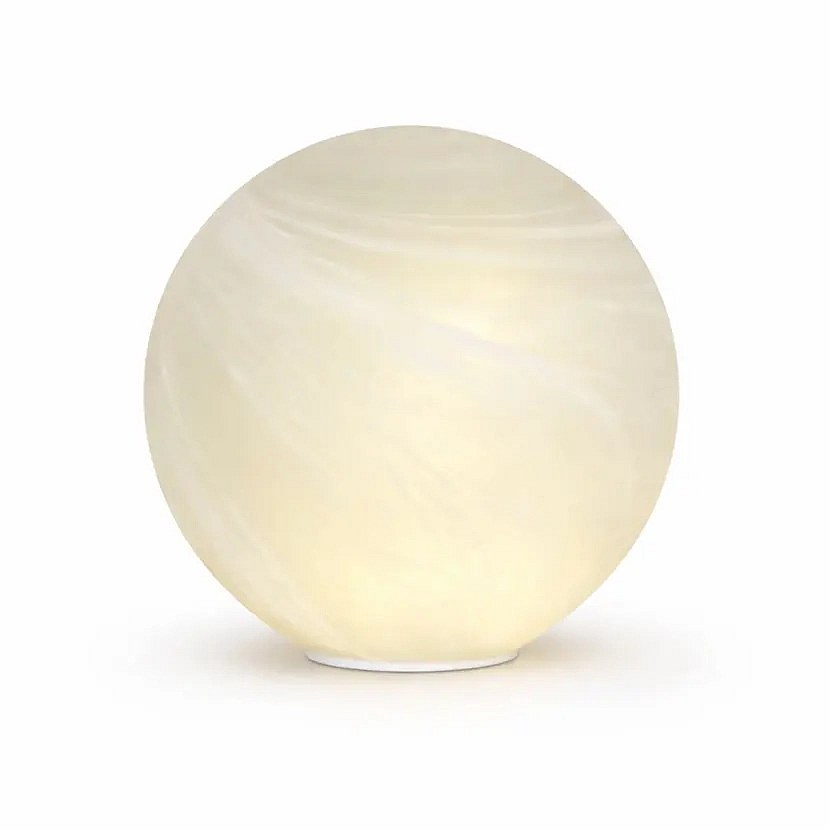 Sphère lumineuse 3D LED Odina blanc 25 cm, mat, IP20 intérieur