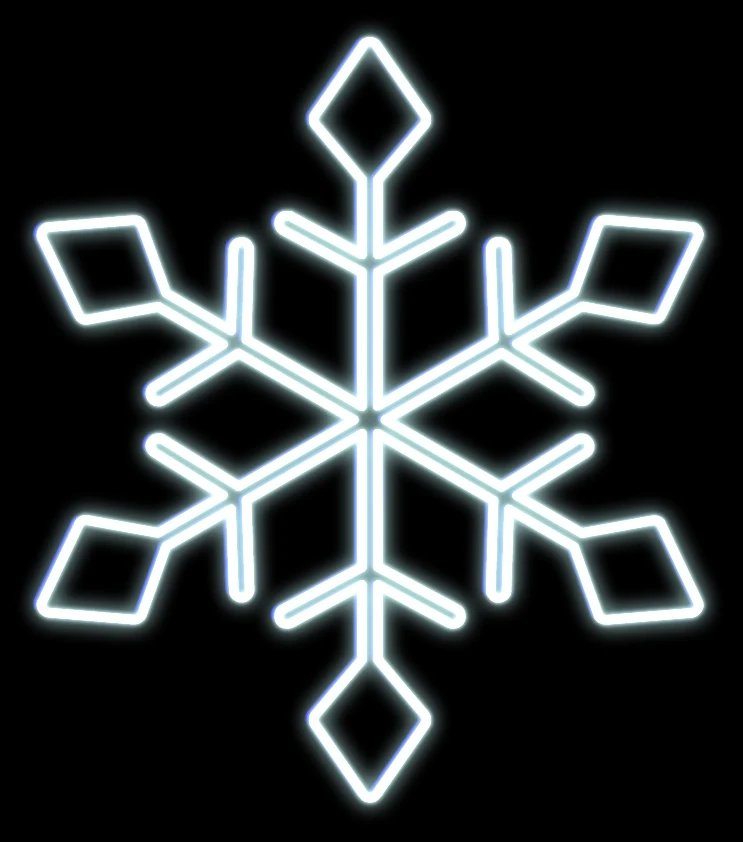 Easy Fix 2D LED light flake I., Ø 77 cm, blanc glacé, suspendu, impression 3D