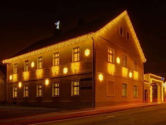 Easy Fix 2D LED flood light VI., Ø 60 cm, blanc chaud, suspendu, aluminium, IP67