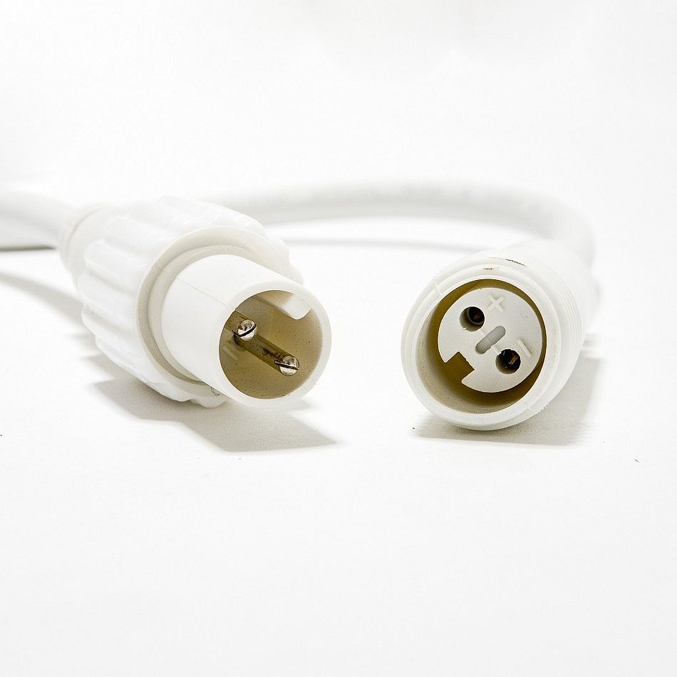 Câble d'extension Easy Fix 2 m, blanc, IP67