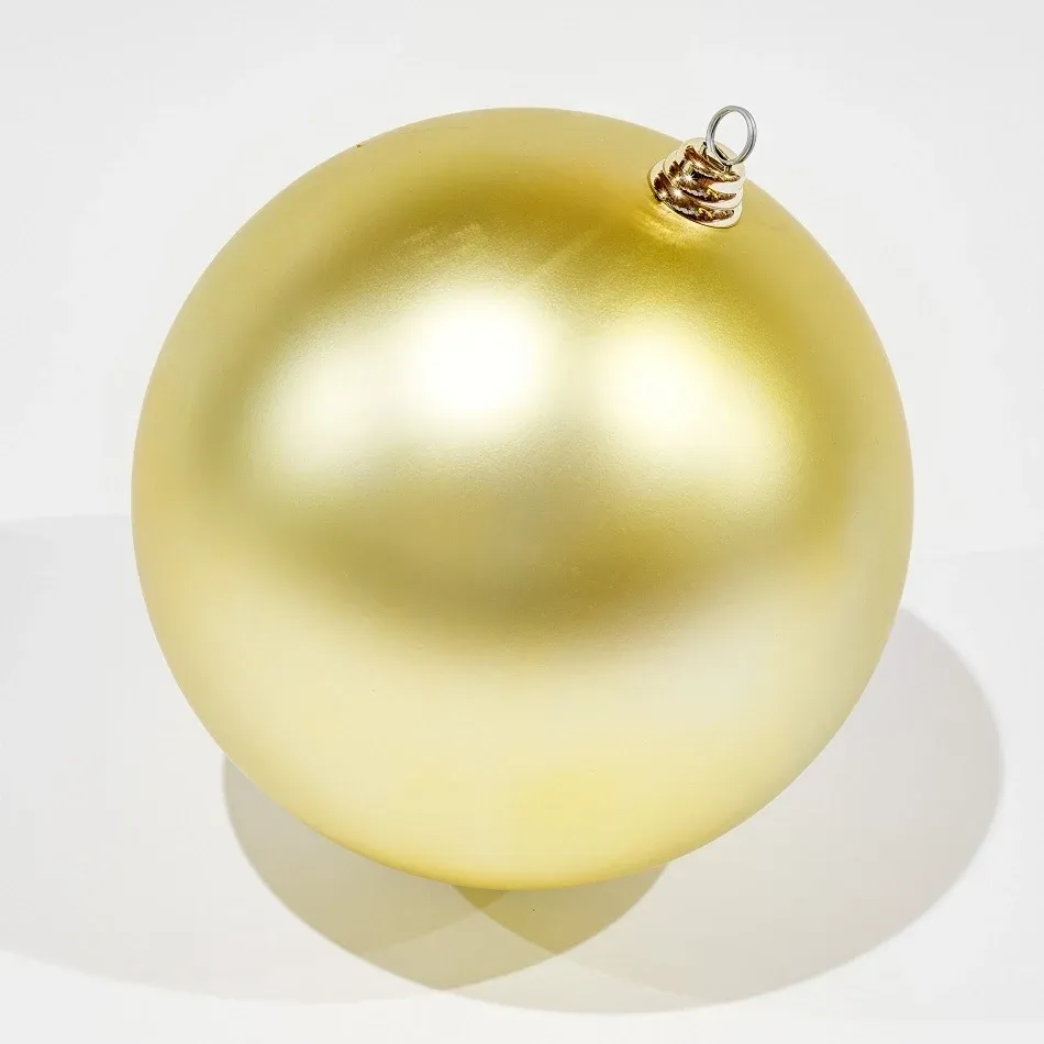 Production - Boule en plastique, diamètre 30 cm, or, mat