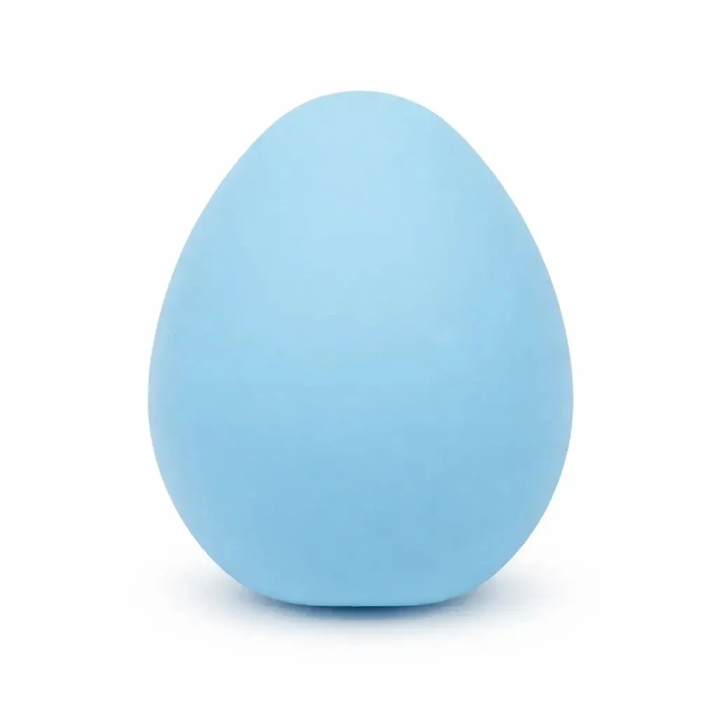 Décoration d'œufs de Pâques, 20 cm, bleu clair, plastique, extérieur