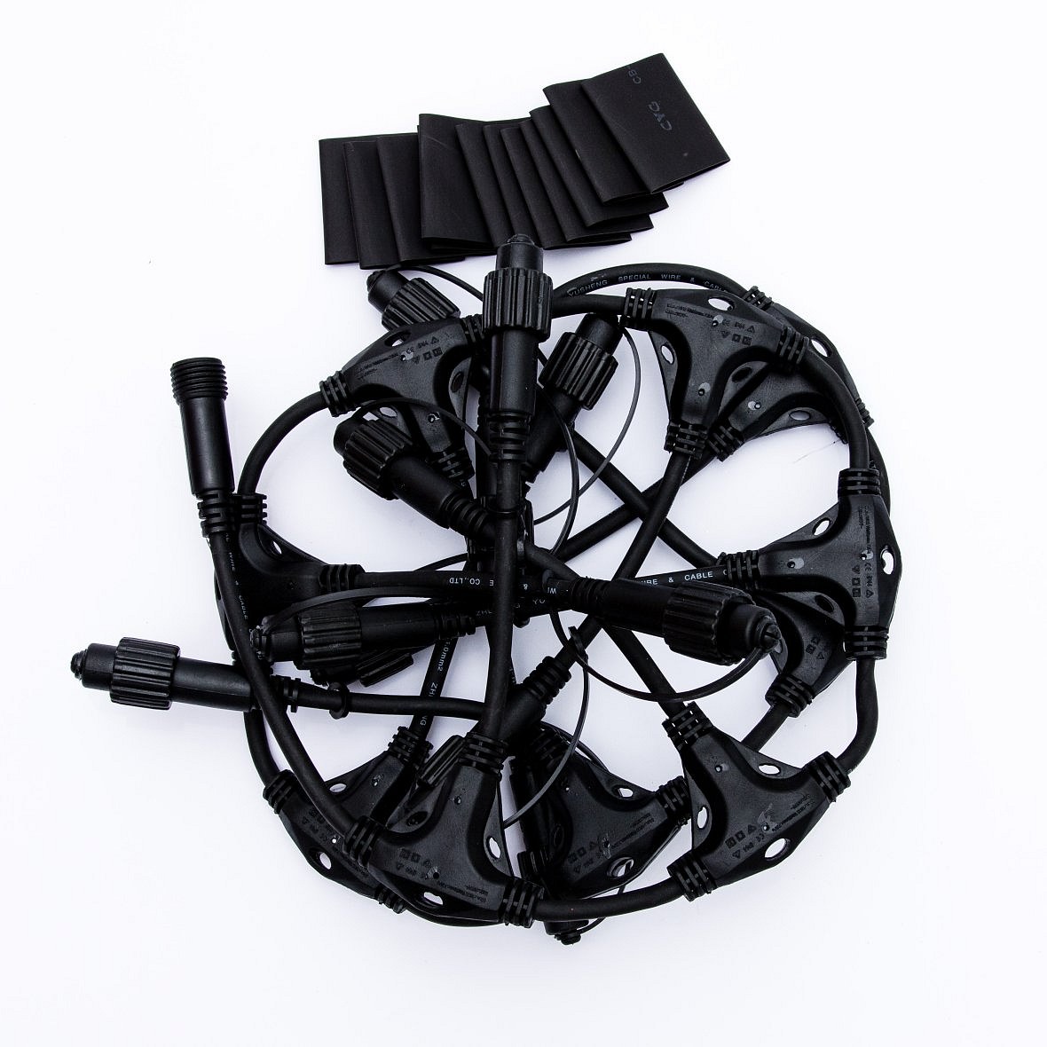Concentrateur Easy Fix T, 7 sorties, noir, IP67