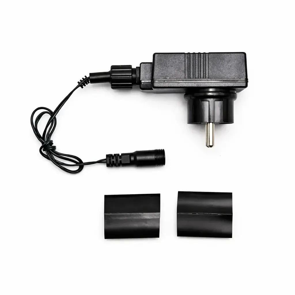 Transformateur HOBBY LINE 12 W noir, IP44 extérieur, avec animation