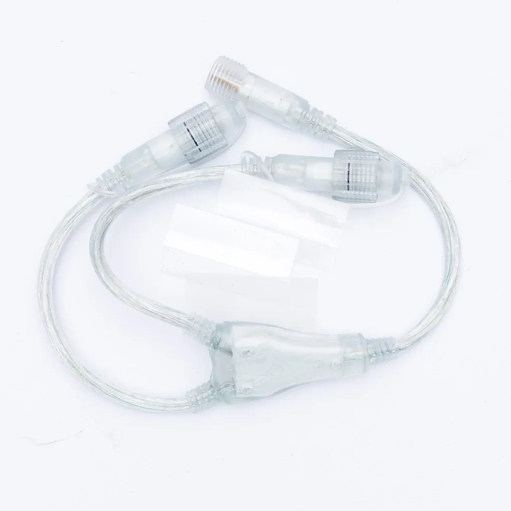 Répartiteur en T, 2 sorties, transparent, IP44, compatible avec les modèles WFTR36W, WF206 et WF204